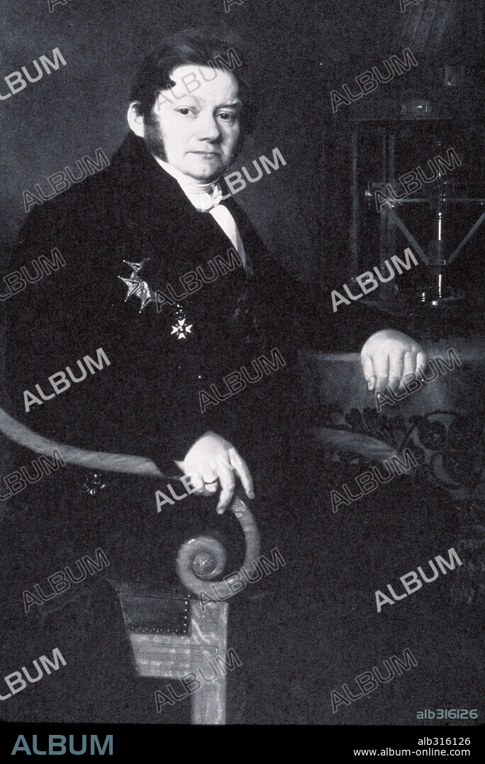 El químico sueco Jons Jacob Berzelius.