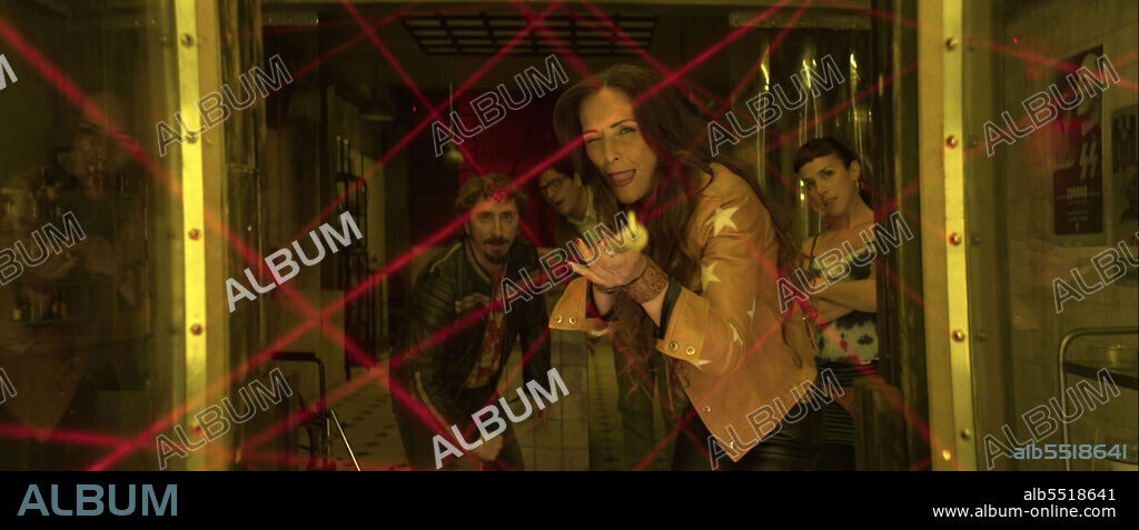 IVAN MASSAGUE, JOEL JOAN, MONICA PEREZ and PAULA VIVES in ESCAPE ROOM: LA PEL·LICULA, 2021, directed by HECTOR CLARAMUNT. Copyright Arriska Films / Focus Audiovisuals.