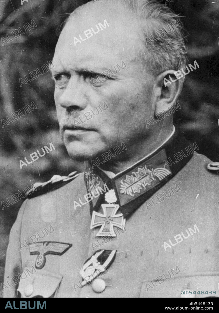 German Army Commanders: Creator Of The Nazi Tank Weapon. Col-General Heinz Guderian, the creator of Germany's tank weapon, and the leader of the Nazi panzer divisions in three campaigns. He has been decorated by Hitler with the Knight's cross of the Iron cross in recognition of his services. May 15, 1924. (Photo by Associated Press Photo).