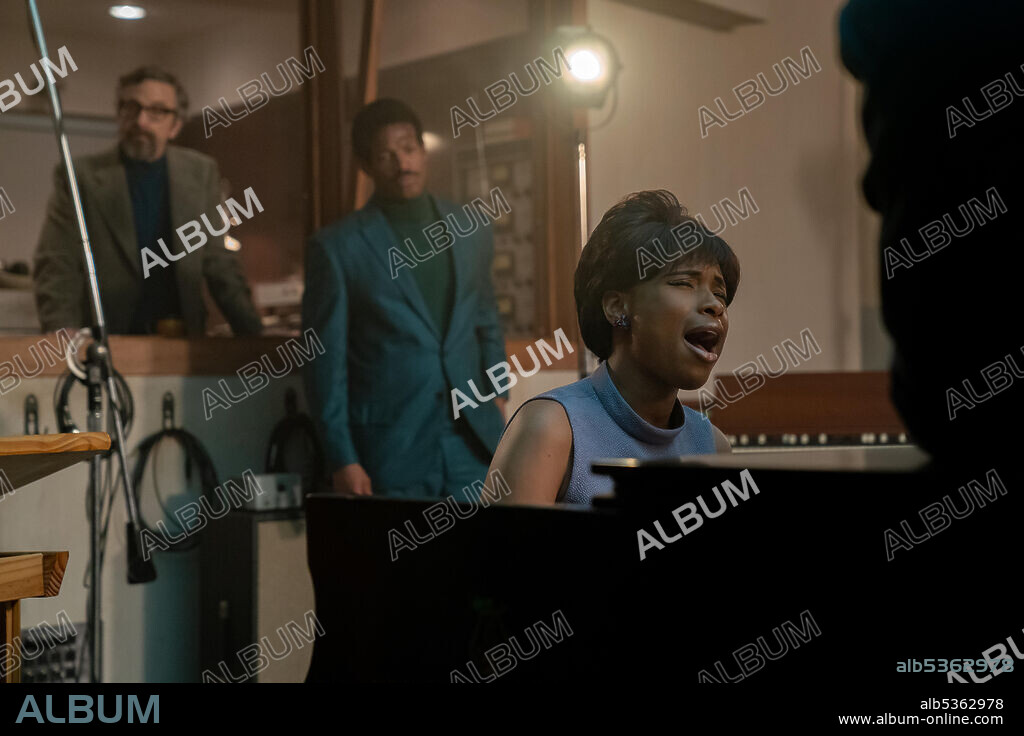 JENNIFER HUDSON, MARC MARON y MARLON WAYANS en RESPECT, 2021, dirigida por LIESL TOMMY. Copyright Metro-Goldwyn-Mayer (MGM).