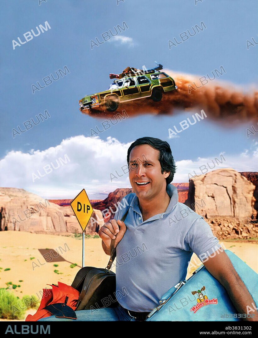 CHEVY CHASE in NATIONAL LAMPOON'S VACATION, 1983, directed by HAROLD RAMIS. Copyright WARNER BROTHERS.