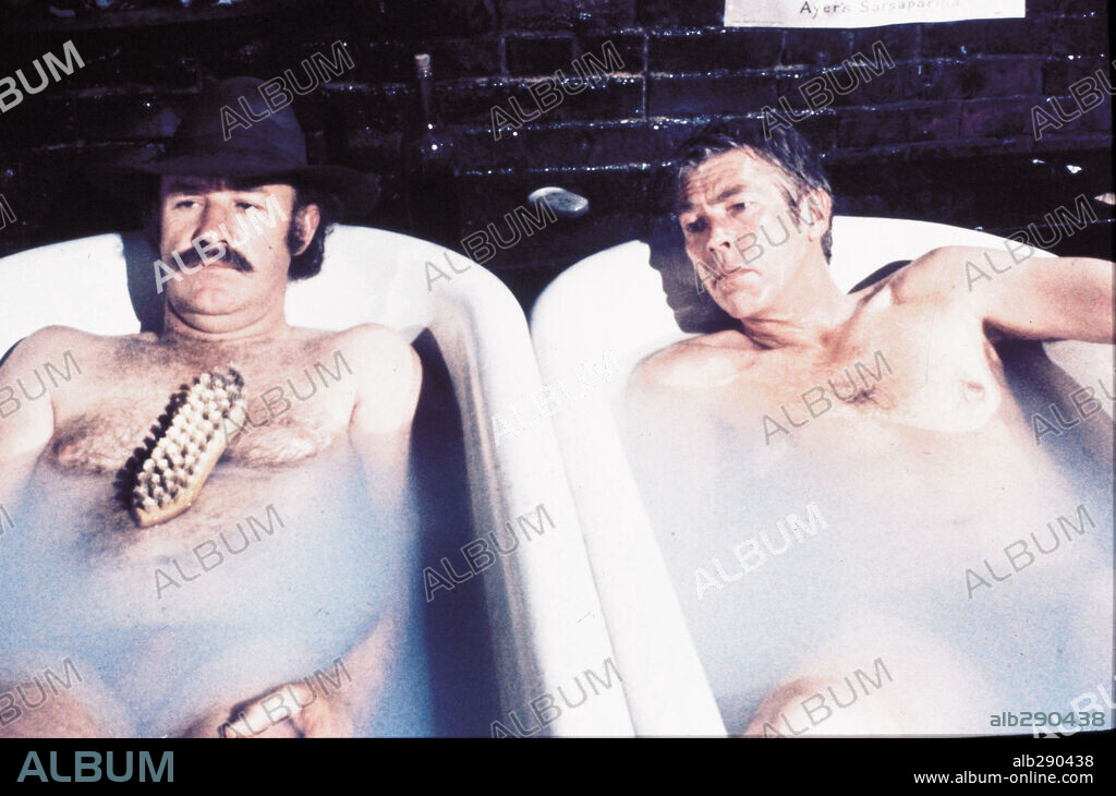 GENE HACKMAN y JAMES COBURN en MUERDE LA BALA, 1975 (BITE THE BULLET), dirigida por RICHARD BROOKS. Copyright COLUMBIA PICTURES.