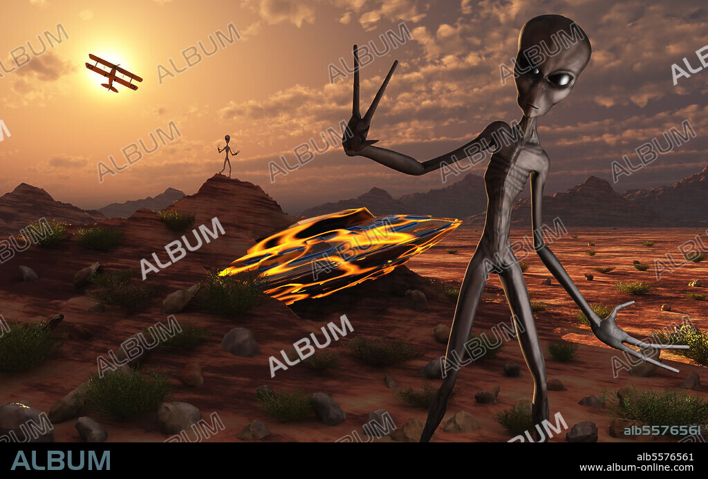 Grey aliens have been visiting Earth for many years now. The Roswell crash was an incident that received major news coverage when the military admitted to finding a flying saucer. After a lot of disinformation and cover-ups, the crew and ship were taken to Area 51, which has long been a place of human and alien activity.