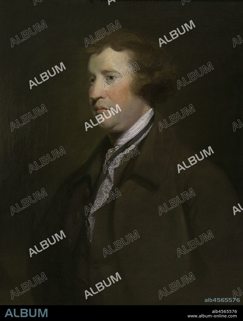 Edmund Burke (1729-1797). Anglo-Irish statesman and philosopher. Studio of Sir Joshua Reynolds (1723-1792). Oil on canvas (75,6 x 62,9 cm), c. 1769 or later. National Portrait Gallery. London, England, United Kingdom.