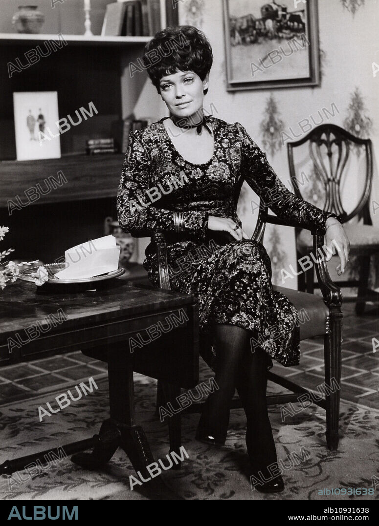 German TV presenter and author Elfi von Kalckreuth, Germany 1971.
