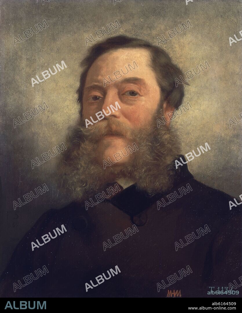 FRANCISCO SANS CABOT. RETRATO DE DON WENCESLAO IGUAL DE IZCO - SIGLO XIX - OLEO/LIENZO - 55 x 45 cm - NP 4642.