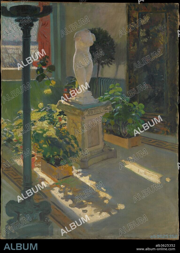 Venus in Atrium. Artist: William de Leftwich Dodge (1867-1935). Dimensions: 39 7/8 x 30 in. (99.9 x 76.2 cm). Date: 1908 or 1910.
