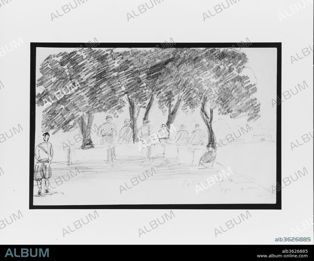 Cattaro (from Sketchbook). Artist: Mary Newbold Sargent (1826-1906). Dimensions: 5 1/4 x 8 1/4 in. (13.3 x 21 cm). Date: 1904.