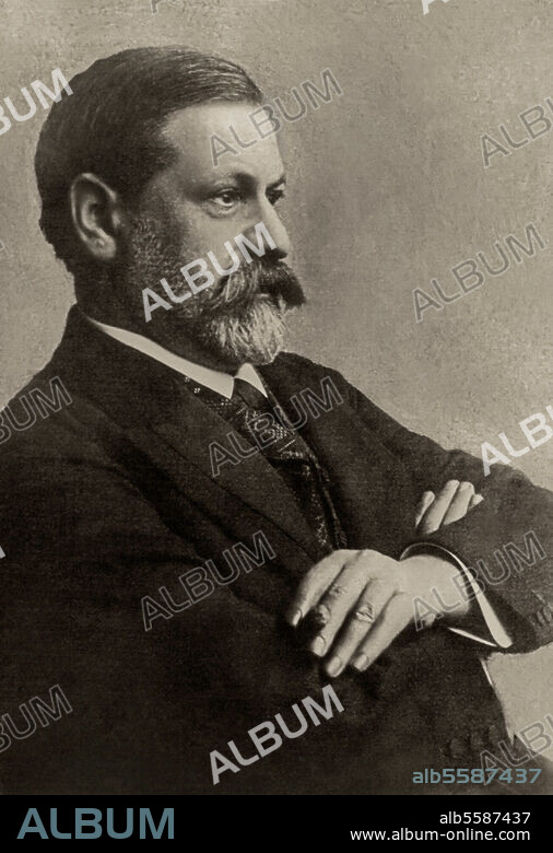 Freud, Sigmund neurologue, fondateur de la psychanalyse Freiberg, auj. Pribor (Moravie). 6.5.1856 - Londres 23.9.1939. Portrait, vers 1906, pris par les fils de Freud.