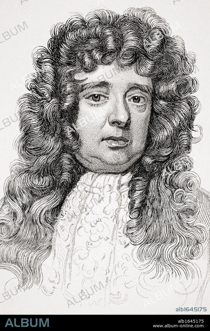 Sir William Petty 1623 -1687 English economist scientist and philosopher From Old England's Worthies by Lord Brougham and others published London circa 1880's.