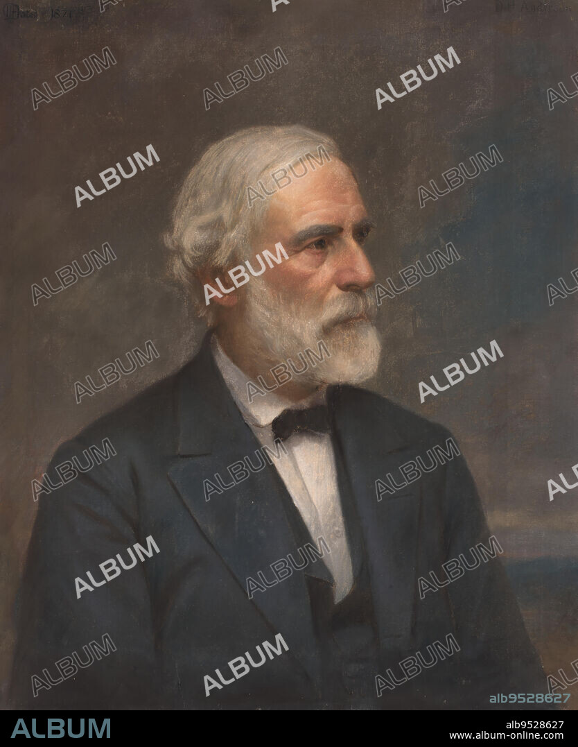 JOHN DABOUR (attributed). Robert E. Lee. pastel on paper. Date: 1871.