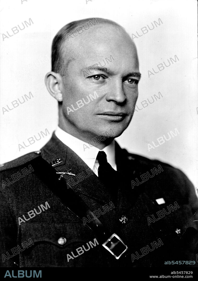 In charge of U.S. troops in Europe for opening of a second front is Major General Dwight D. Eisenhower, 51-year-old tank expert. Appointment of General Eisenhower to command of the European Theater for American Forces--the last formality before a Continental offensive--places him in the position occupied by General John J. Pershing in the last war. The General is already in London to plan his campaign. July 20, 1948.