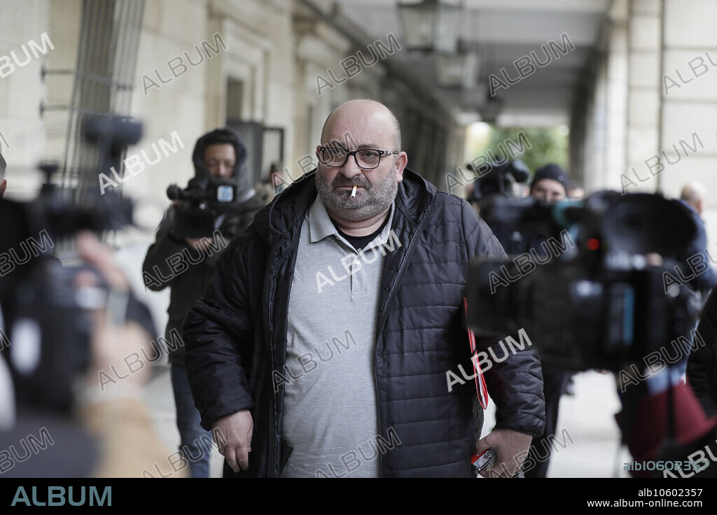 Sevilla, 08/01/2024. Caso Ere. Juan Francisco Trujillo, ex chófer de Francisco Guerrero. Juzgados de Sevilla. Foto: Raúl Doblado. Archsev.