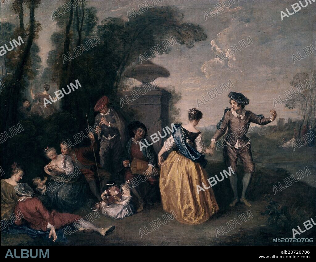 JEAN ANTOINE WATTEAU. PINTURA.
