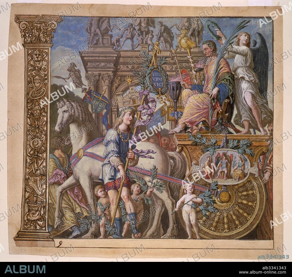 ANDREA ANDREANI. Veni, vidi, vici. Triunphus Caesaris (The triumph of Julius Caesar).