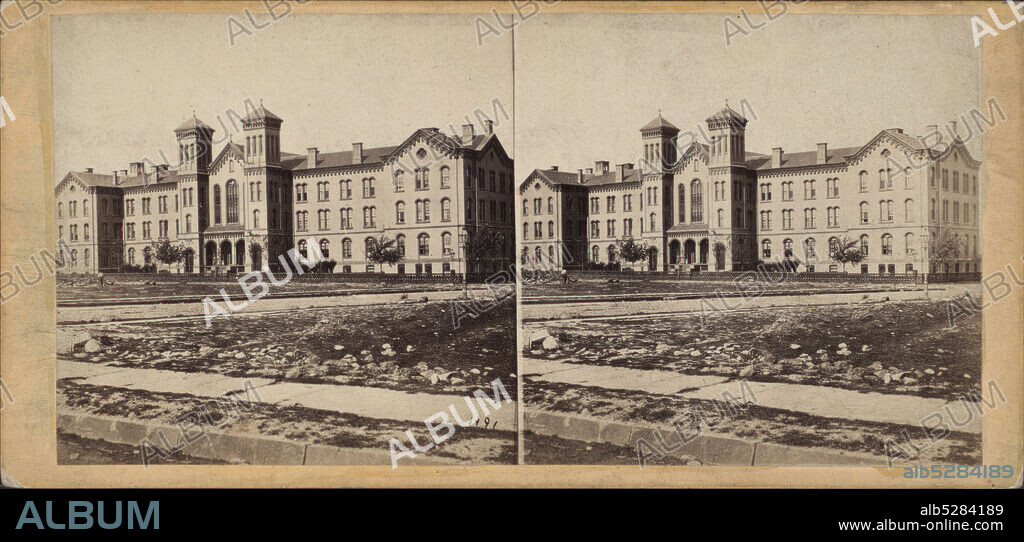 St. Luke's Hospital., 1865, New York (State), New York (N.Y.), Manhattan (New York, N.Y.), New York.