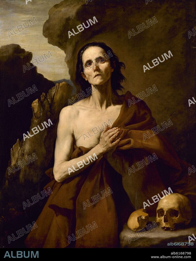 JUSEPE DE RIBERA. SANTA MARIA EGIPCIACA-1641-.