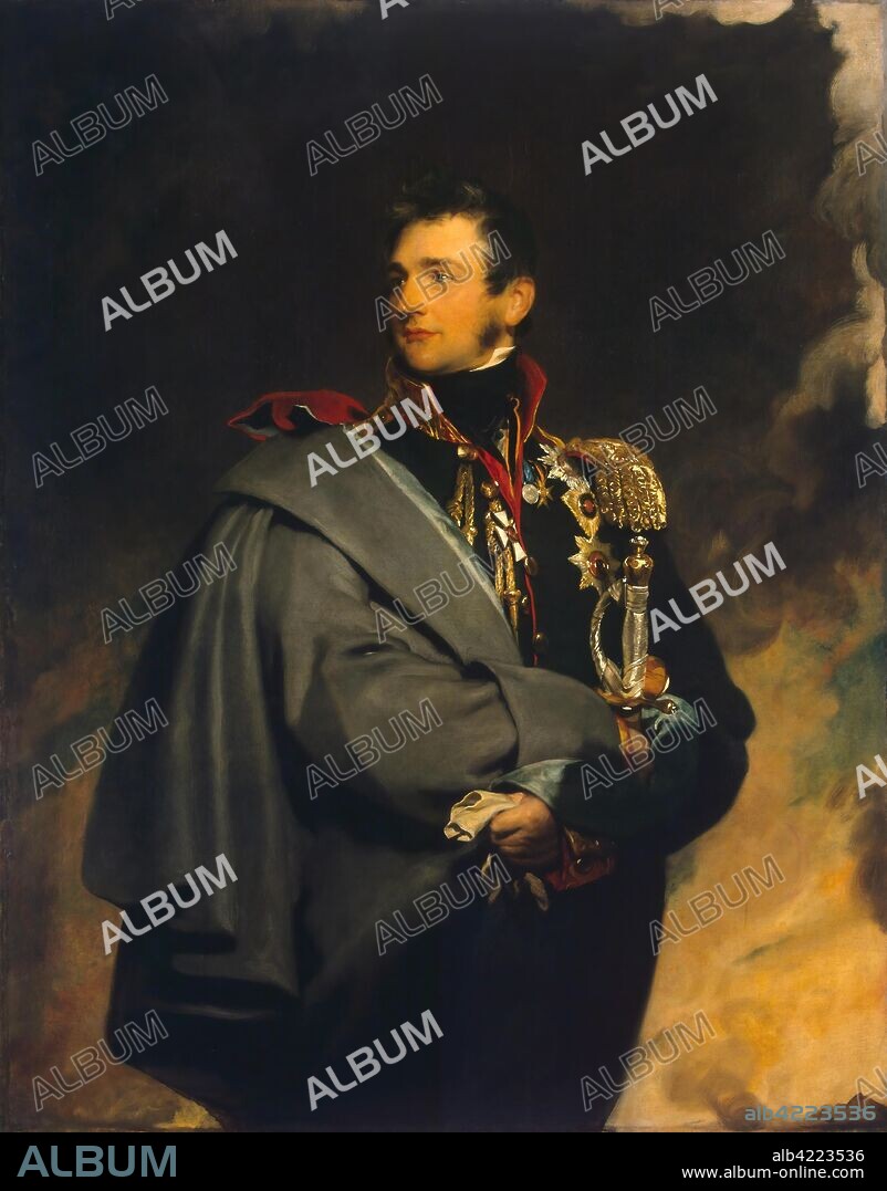 SIR THOMAS LAWRENCE. 'Portrait of Count Mikhail S. Vorontsov (1782-1856)'. Great Britain, 1821. Dimensions: 143x113 cm.