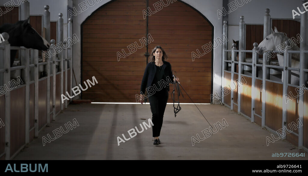 Sevilla, 04/03/2021. Entrevista a la rejoneadora Lea Vicens en su finca de Hinojos, con motivo del 8 M. Foto: J.M. Serrano ARCHSEV.