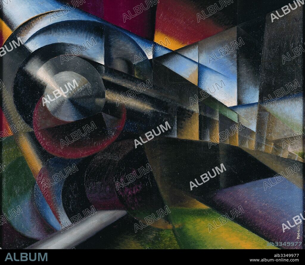 IVO PANNAGGI. Treno in corsa.