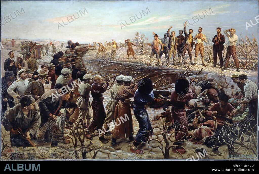 ISAAK IZRAILEVICH BRODSKY. Execution of the 26 Baku Commissars.