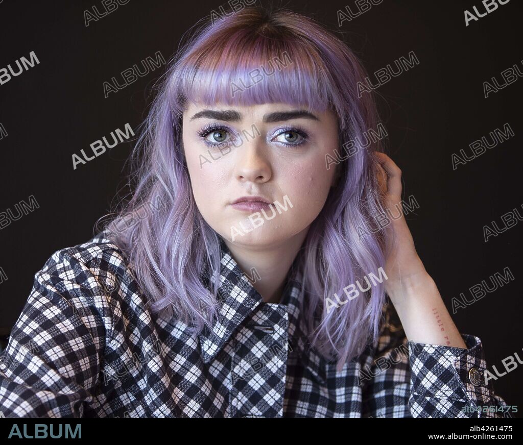 MAISIE WILLIAMS. April 4, 2019 - New York, New York, USA - Maisie Williams stars in Game of Thrones. 04/04/2019