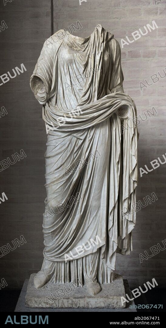 Livia Drusa Augusta, Livia Drusila o Julia Augusta (59 a. C. / 58 a. C.? 29 d. C.), tercera esposa de Augusto. Madre de Tiberio. Glyptothek. Munich. Alemania. Europa.