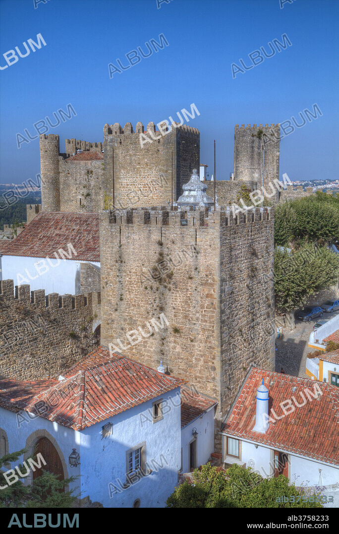 Medieval Castle, Obidos, Portugal, Europe.