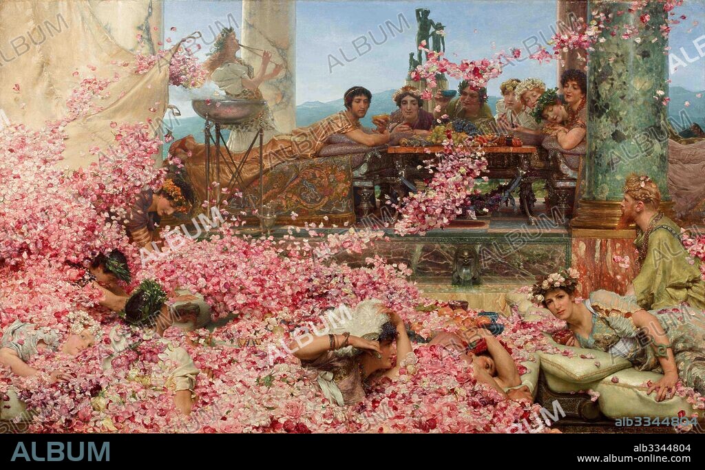 SIR LAWRENCE ALMA-TADEMA. The Roses of Heliogabalus.