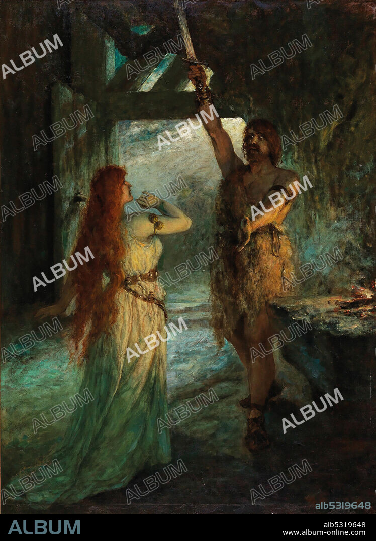 FERDINAND LEEKE. Valkyrie (1st Act): Sieglinde and her brother Siegmund.