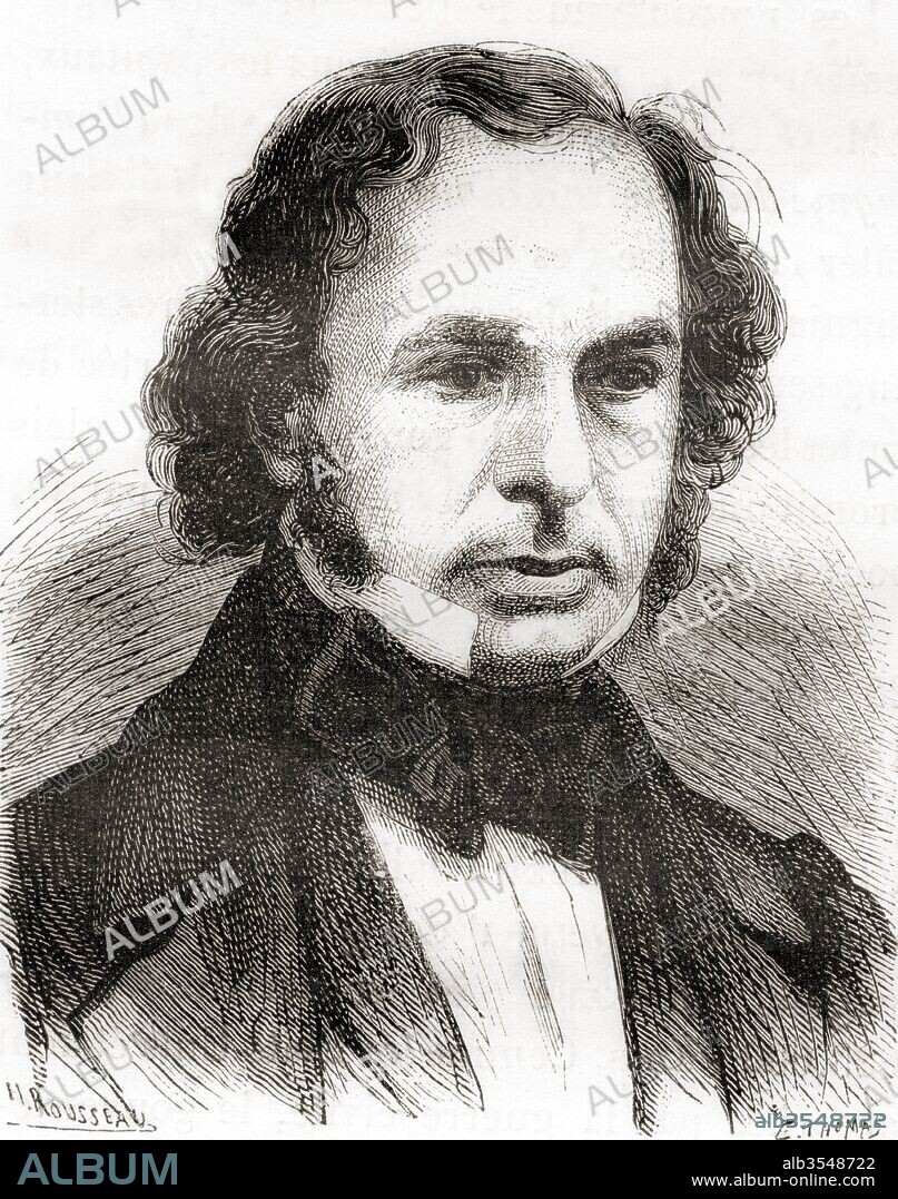 Isambard Kingdom Brunel, 1806 – 1859. English mechanical and civil engineer. From Les Merveilles de la Science, published c.1870.