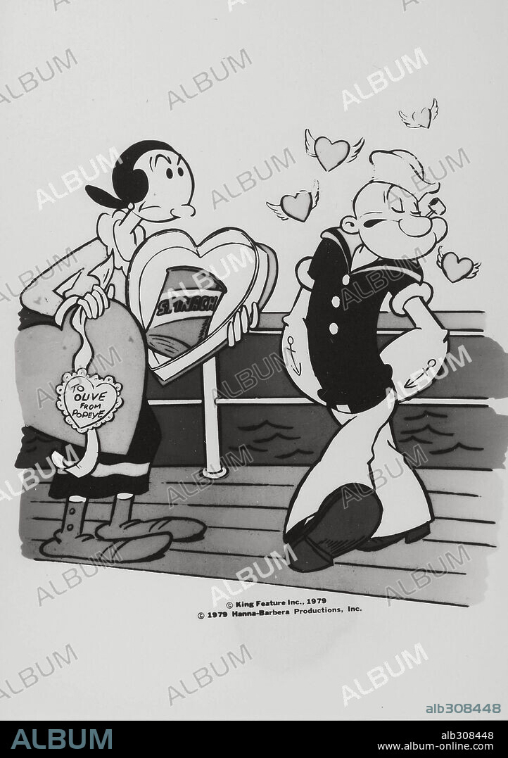 POPEYE THE SAILOR, 1960. Copyright KING FEATURES SYNDICATE.