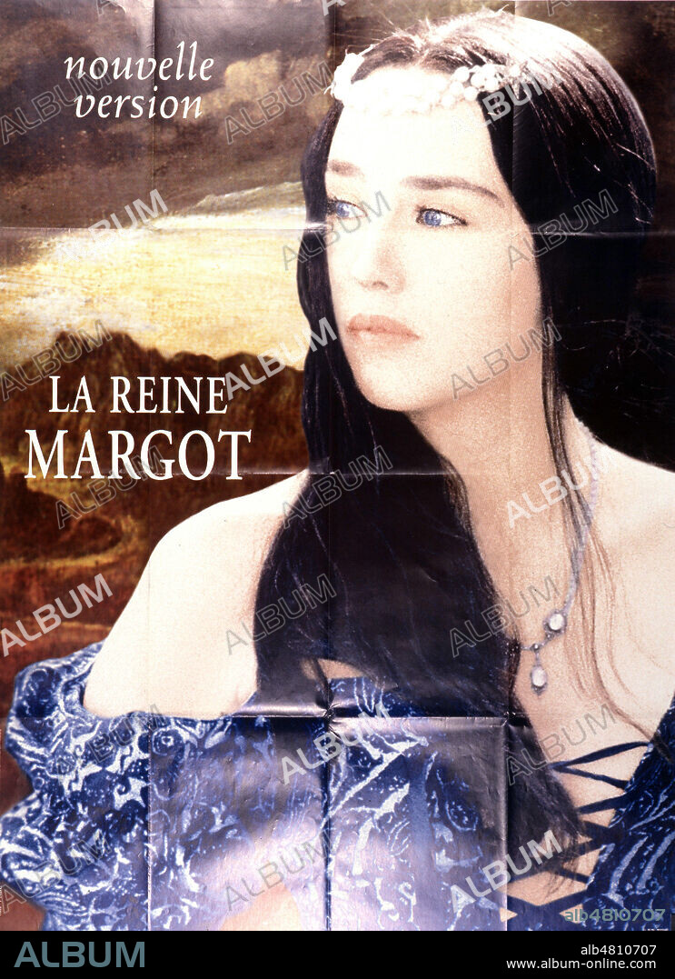 Affiche du film 'La Reine Margot - nouvelle version' realise par Patrice CHEREAU en 1994, avec Isabelle ADJANI. Credit : Collection KHARBINE-TAPABOR.