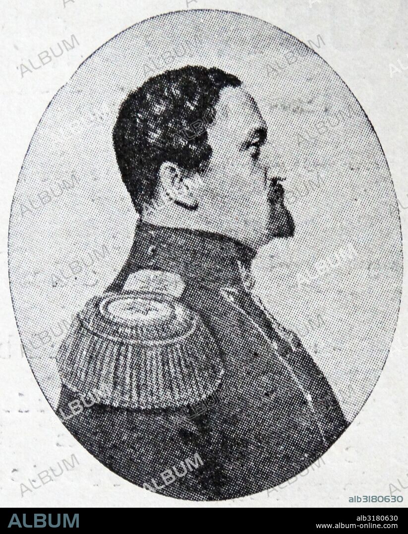 Portrait of Frederick VII of Denmark (1808-1863) the last Danish monarch of the older Royal branch of the House of Oldenburg. Dated 19th Century.