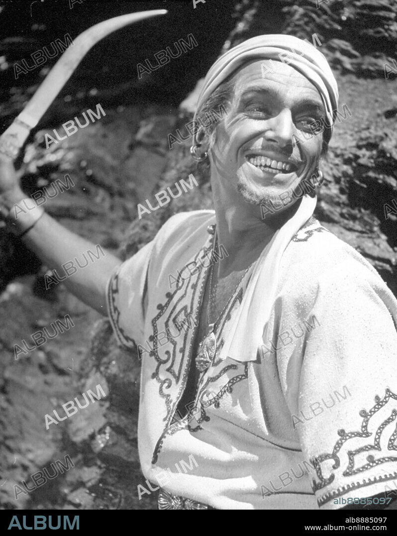 DOUGLAS FAIRBANKS JR. in SINBAD, THE SAILOR, 1947, directed by RICHARD WALLACE. Copyright RKO.
