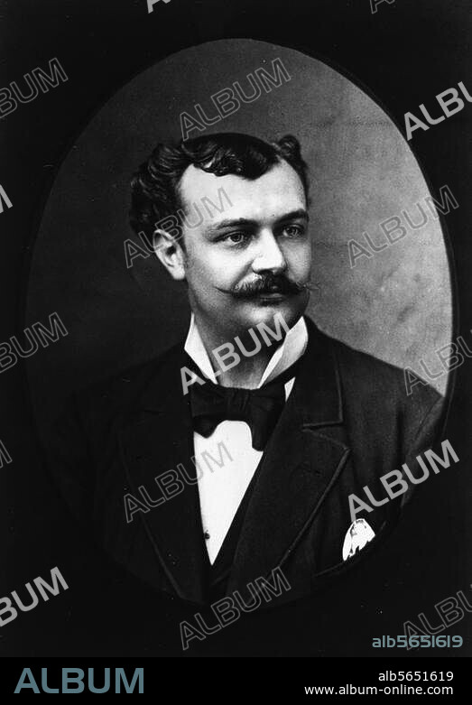 Achard, Frederic Schauspieler (Paris, Théâtre Vaudeville), geb. 4.10.1848. Porträtaufnahme, um 1875.