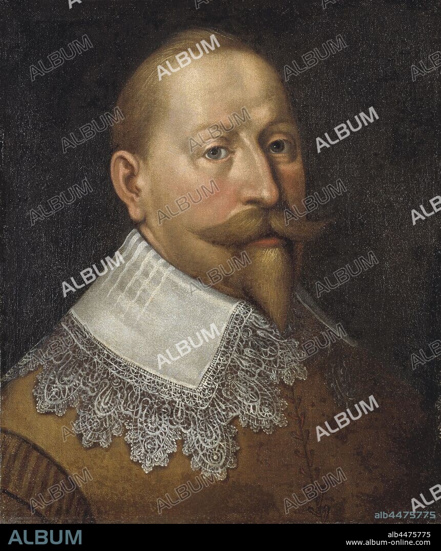 King Gustav II Adolf, Gustav II Adolf, 1594-1632, King of Sweden, painting, portrait, Gustavus Adolphus of Sweden, Oil, Height, 52 cm (20.4 inches), Width, 45 cm, (17.7 inches).