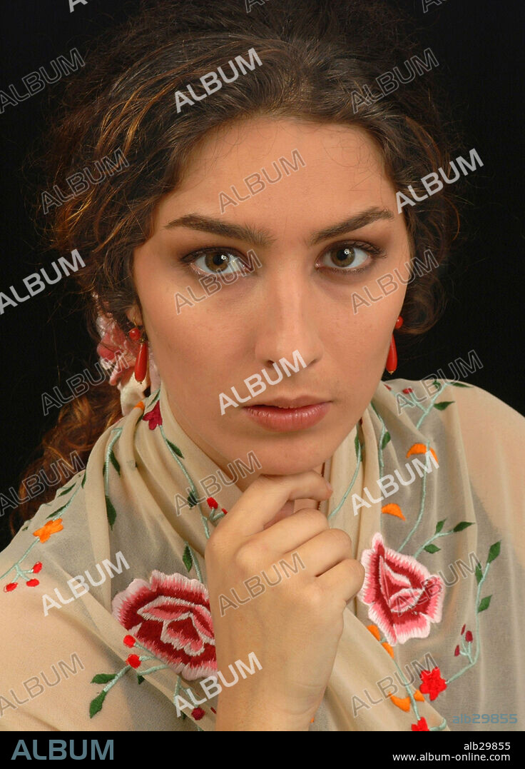 The spanish flamenco singer Estrella Morente.