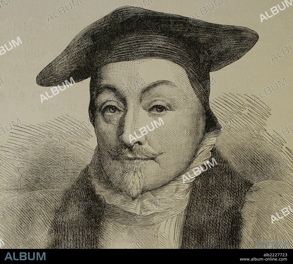 William Laud (1573-1645). Archbishop of Canterbury. Engraving in The Universal History, 1881.