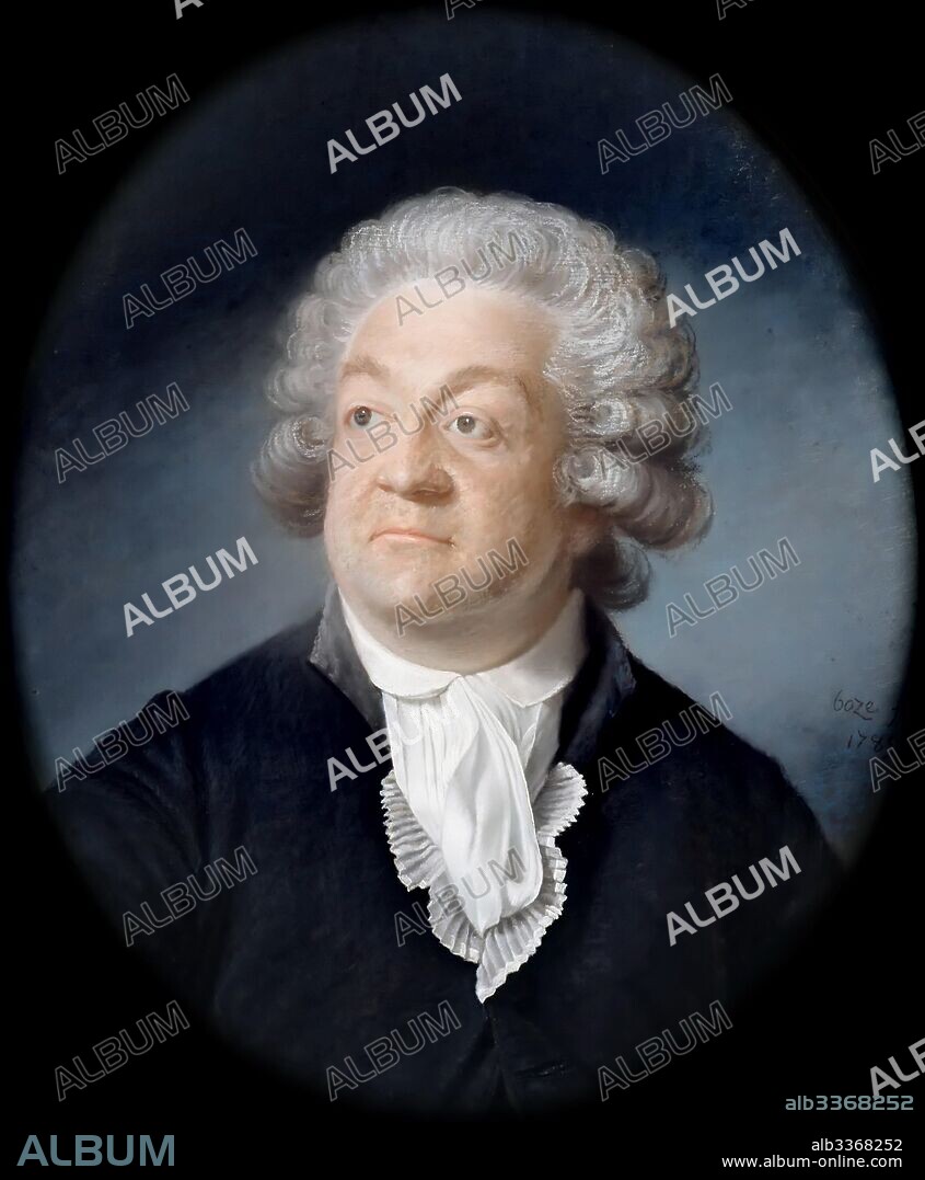 JOSEPH BOZE. Portrait of Honoré Gabriel Riqueti, comte de Mirabeau (1749-1791).