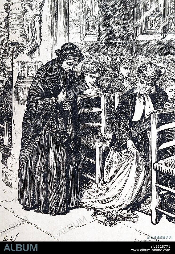Illustration by Sir Samuel Luke Fildes (1844-1927) From Good Words, London 1867.
