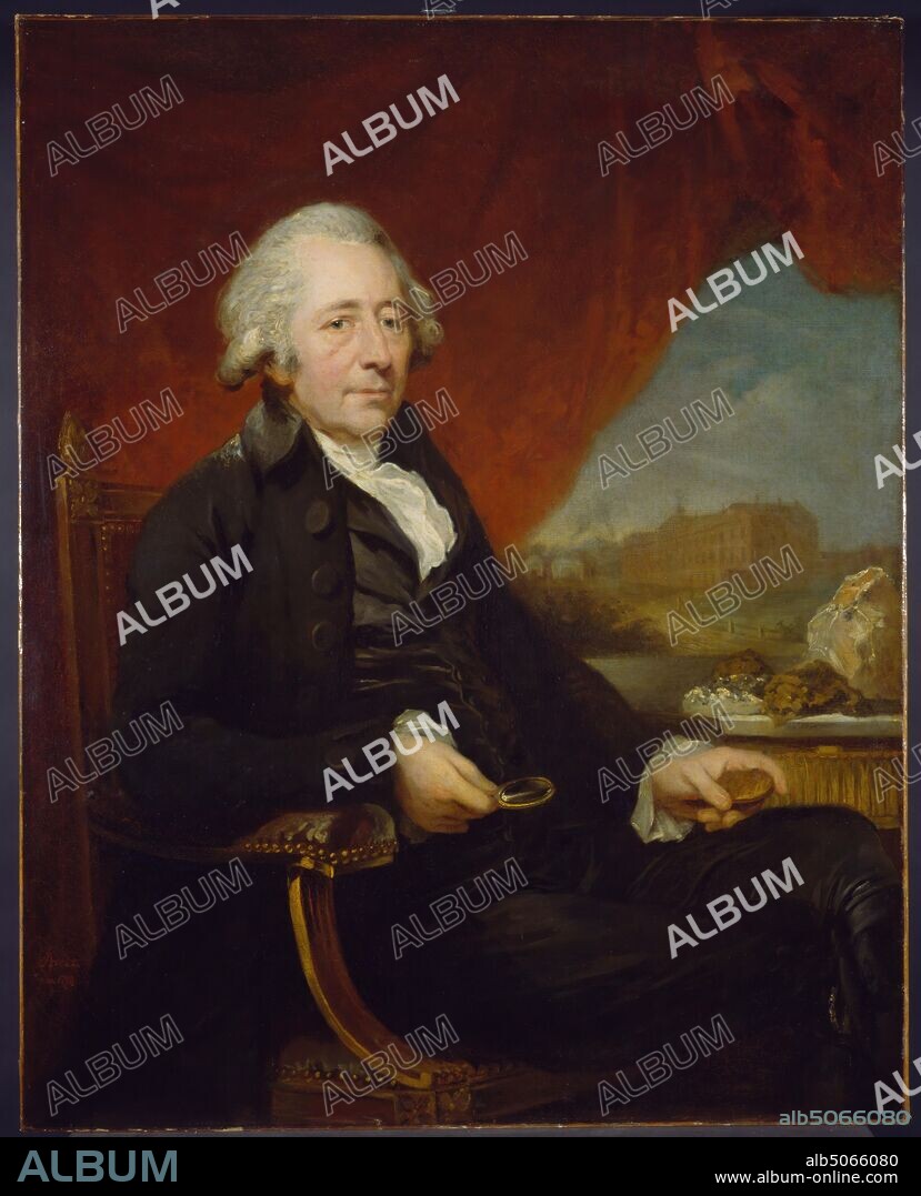 Portrait of Matthew Boulton (1728-1809), 1772 Charles Frederick von Breda, 18th Century, Oil Painting, Science and Industry, Portrait, Male, Birmingham history, Seated.