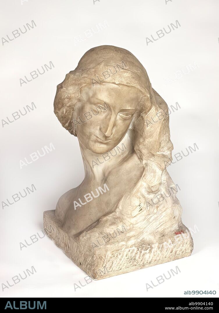 GEORGE MINNE. Women’s head, before 1909.