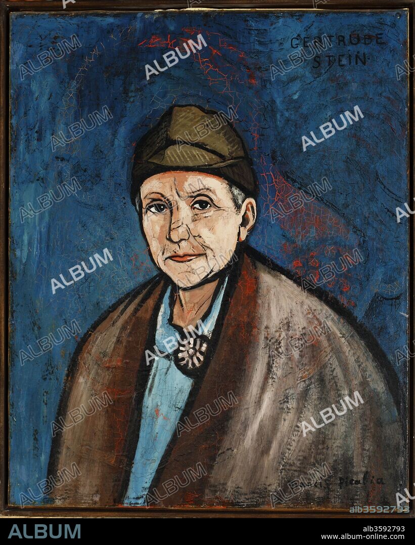 FRANCIS PICABIA. Portrait of Gertrude Stein.