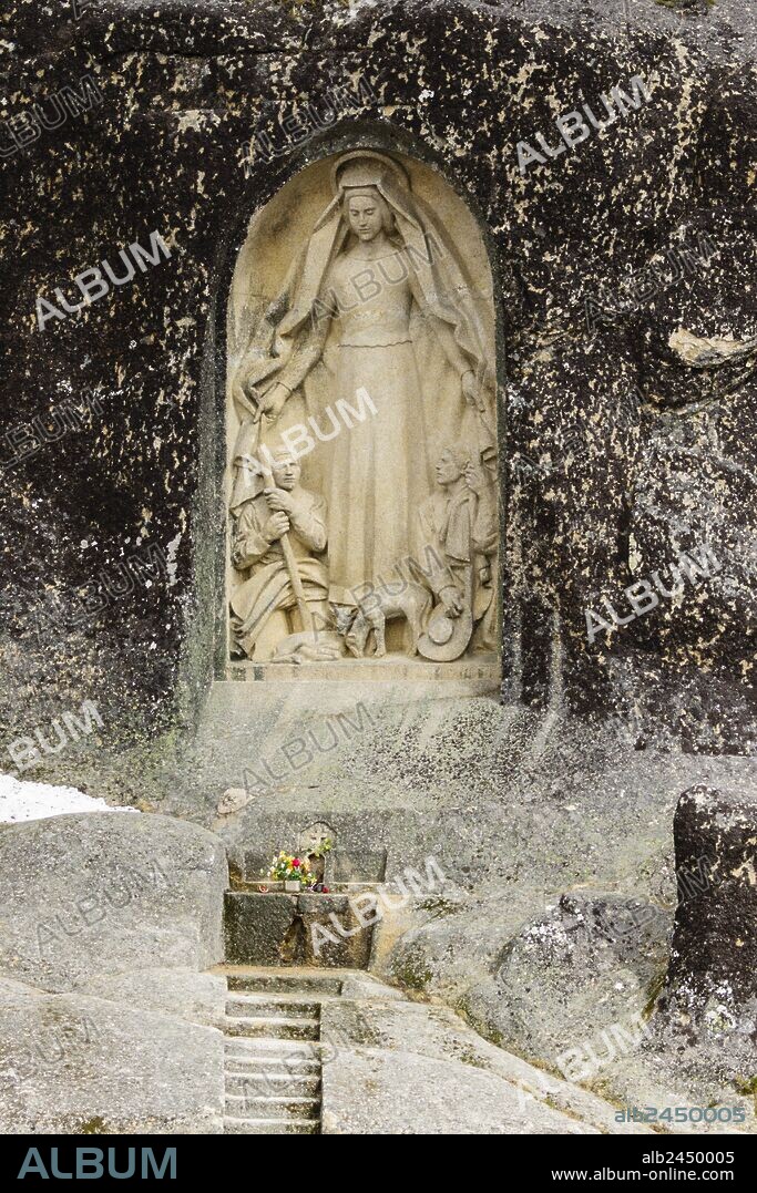 Senhora Da Boa Estrella, pico La Torre, Serra Da Estrela, Beira Alta, Portugal, europa.