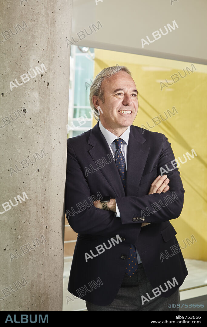 Madrid, 03/01/2023. Portraits posed to Jorge Azcón, mayor of the city of Zaragoza. Photo: Guillermo Navarro. ARCHDC.