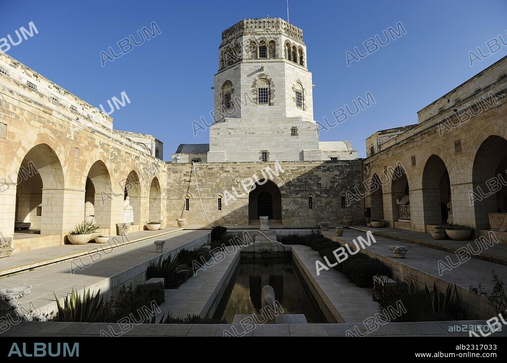 Israel. Jerusalem. Rockefeller Archaeological Museum. Courtyard.