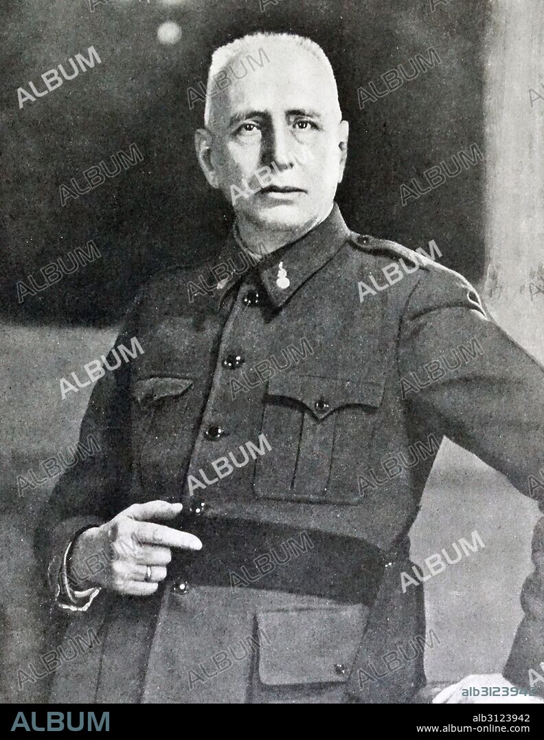 General Jose Lopez Pinto Berizo (1876-1942) leading Nationalist commander during the Spanish Civil War.