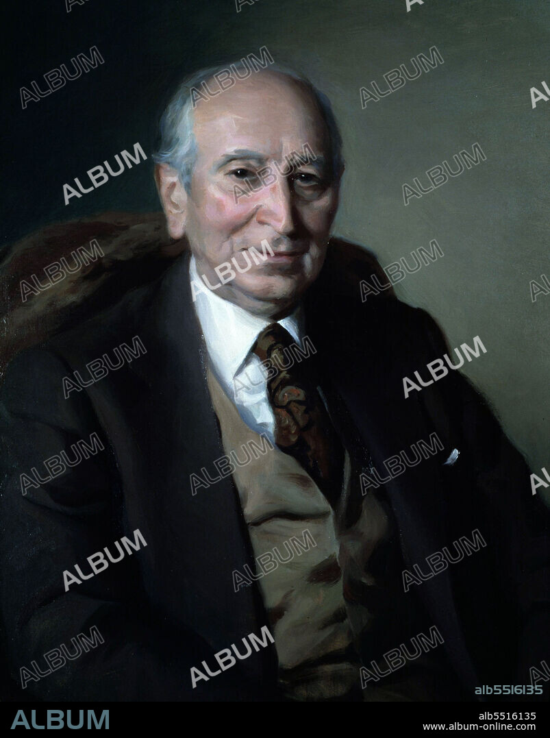 MONTES , EUGENIO. ESCRITOR ESPAÑOL . ORENSE 1897 - 1982. OLEO DE ENRIQUE SEGURA. ATENEO DE MADRID.