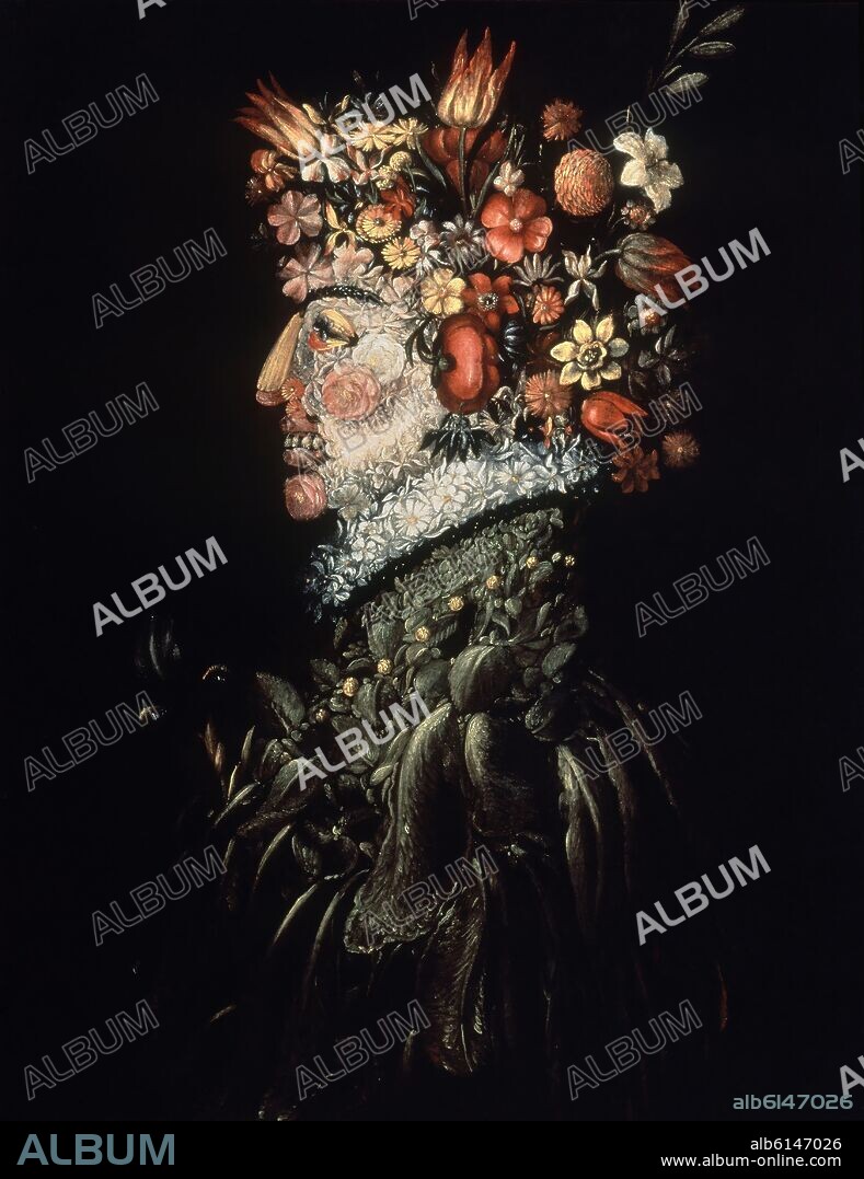 GIUSEPPE ARCIMBOLDO. LA PRIMAVERA, 1570/75, SIGLO XVI.